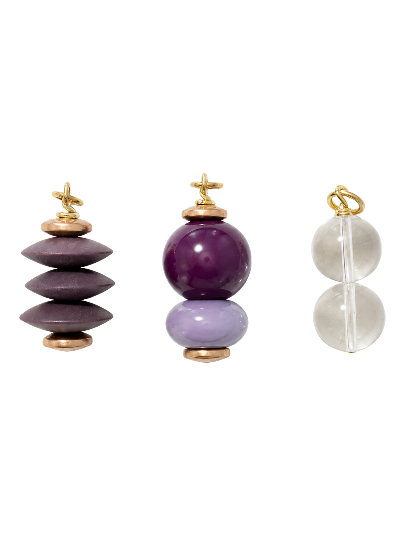 Eggplant Charm Trio