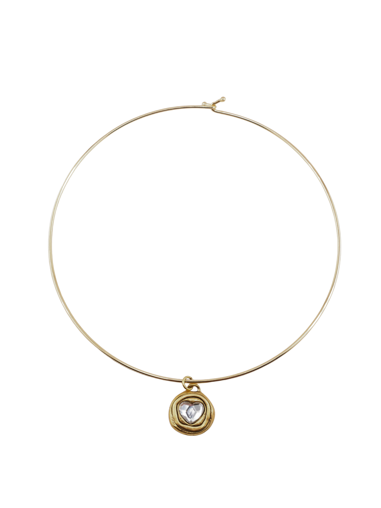 I Heart New York Bezel Necklace