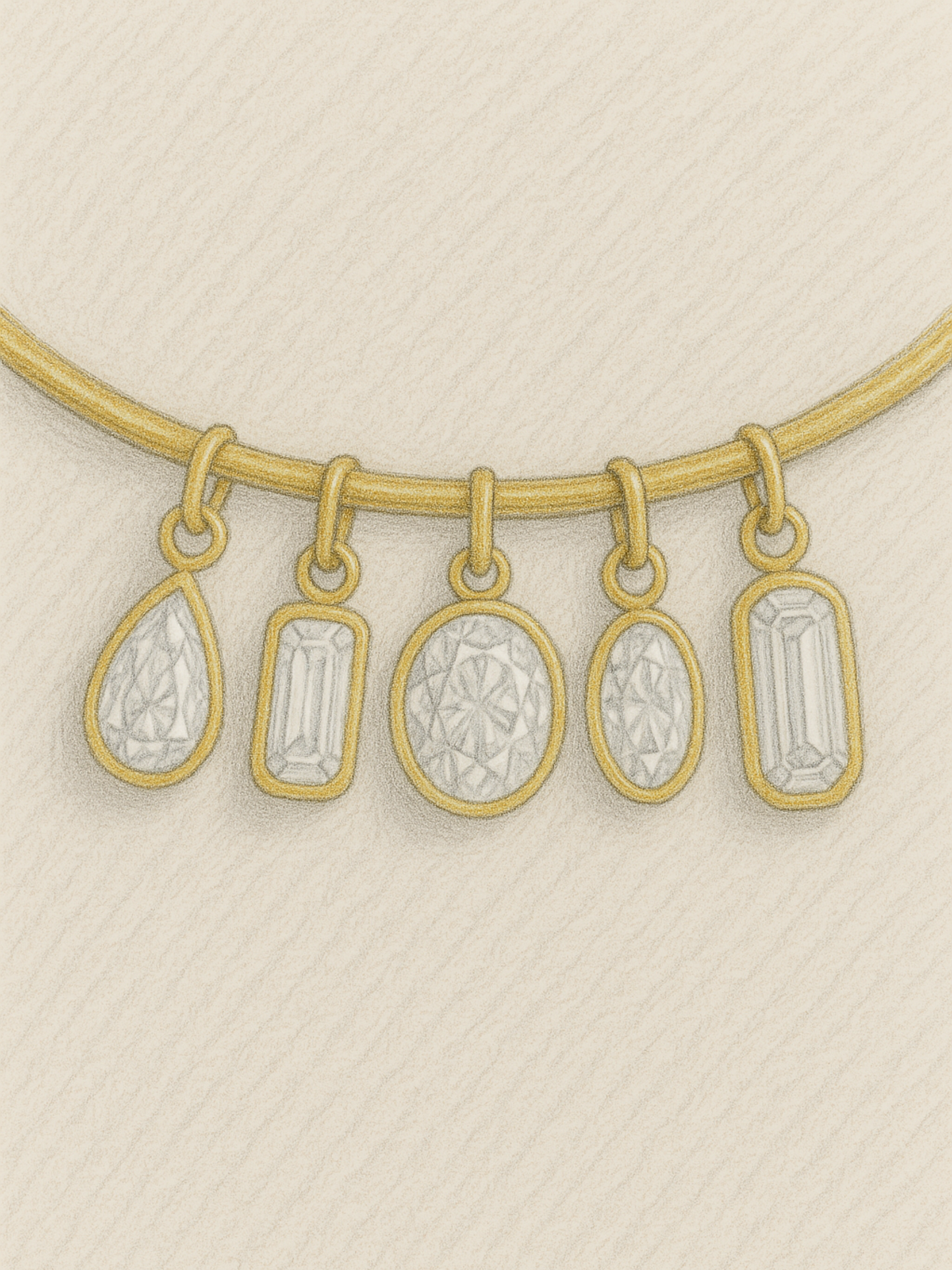 Build Your Own Bezel Necklace