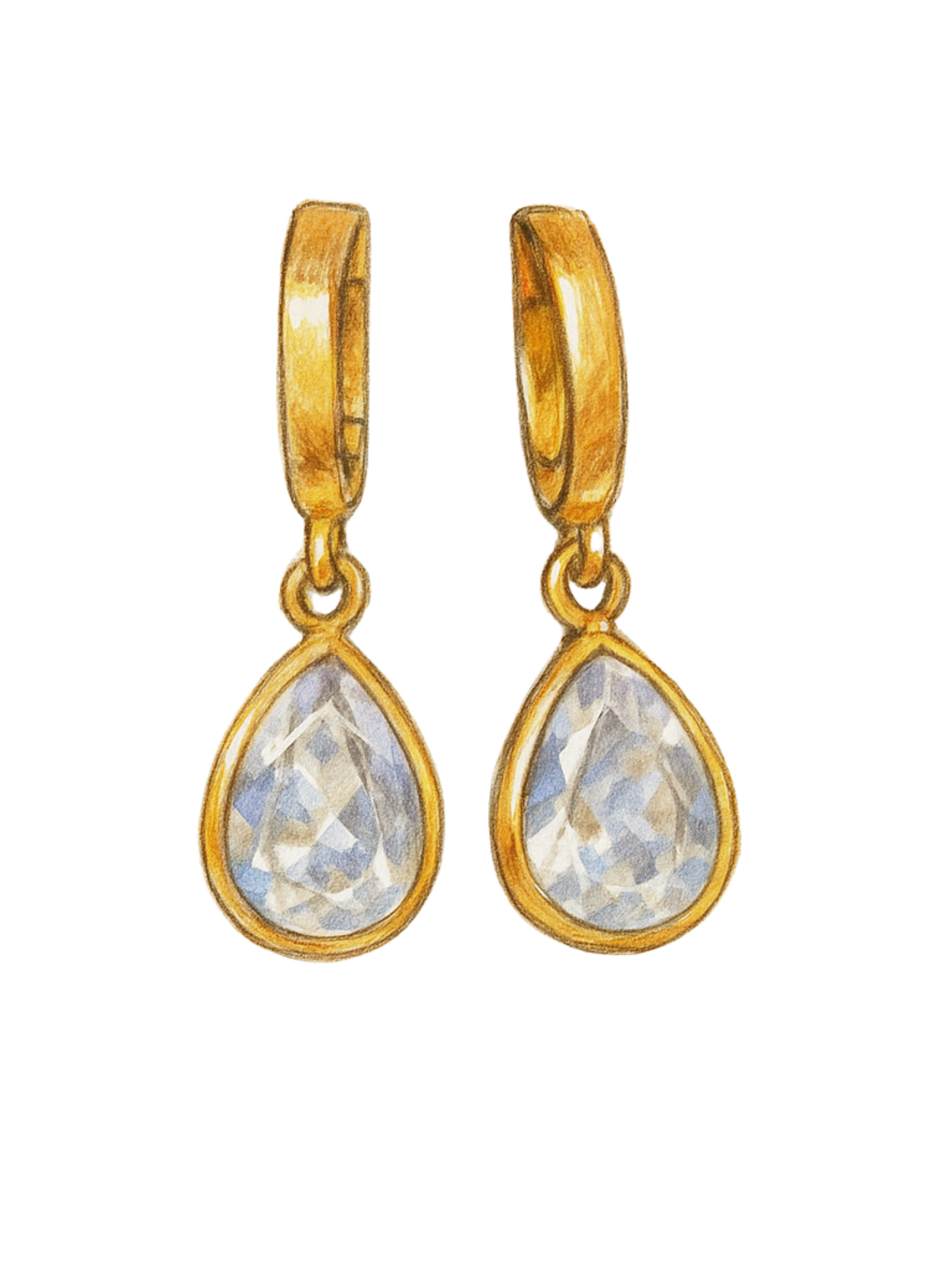 AM x Fashfuncult - Bezel Earrings