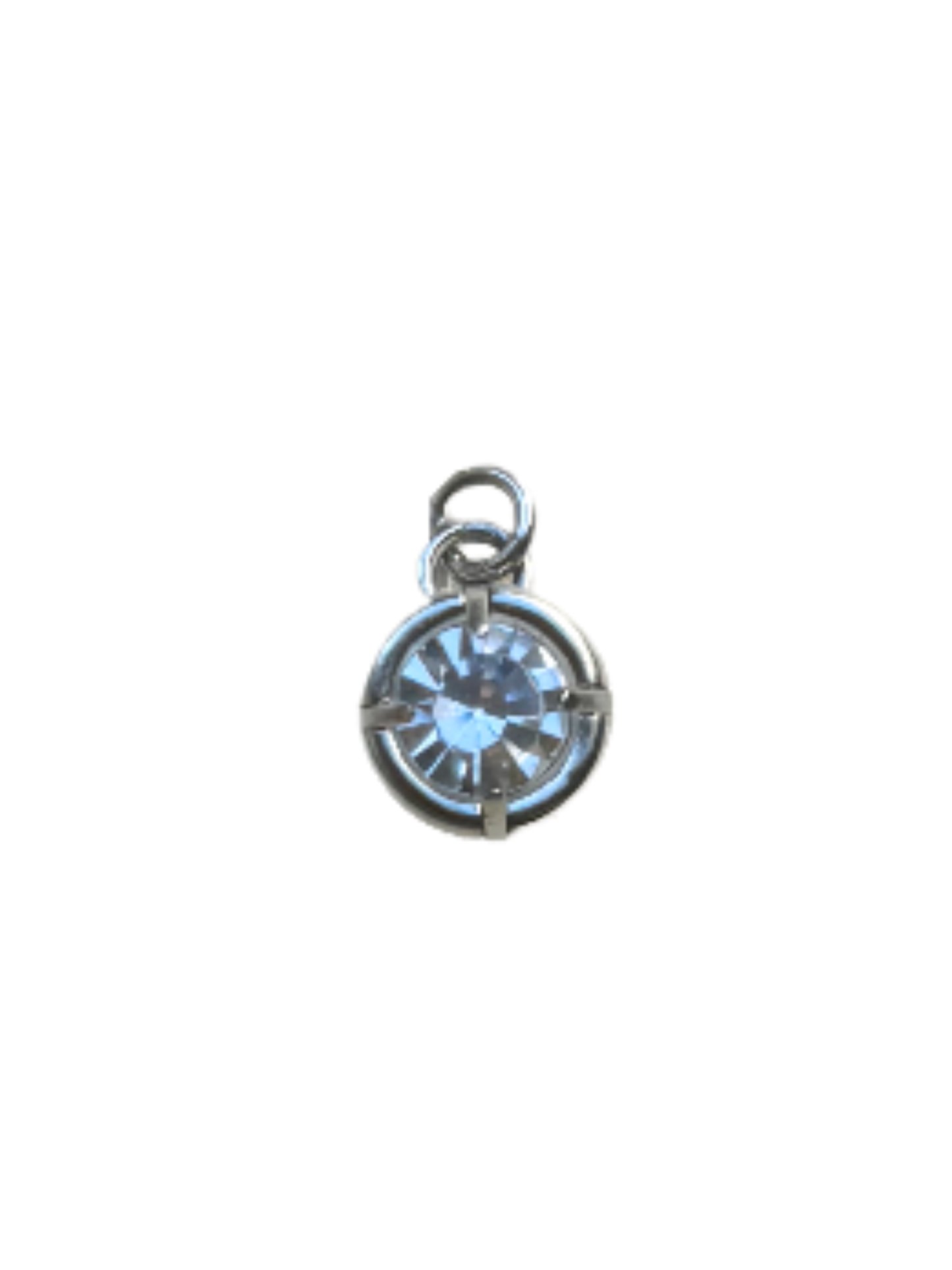Big Baby Bezel Charm in Silver