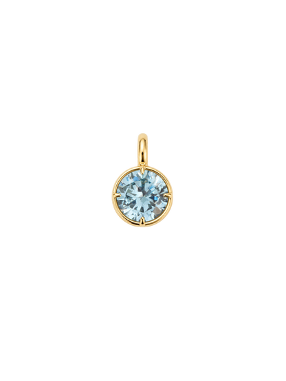 Big Baby Bezel Charm in Aqua