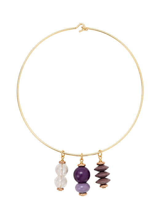 Eggplant Necklace