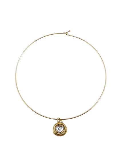 I Heart New York Bezel Necklace